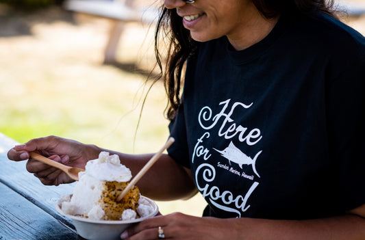 NEW "Here For Good" Tees - Help Support 2 Businesses At The Same Time!
