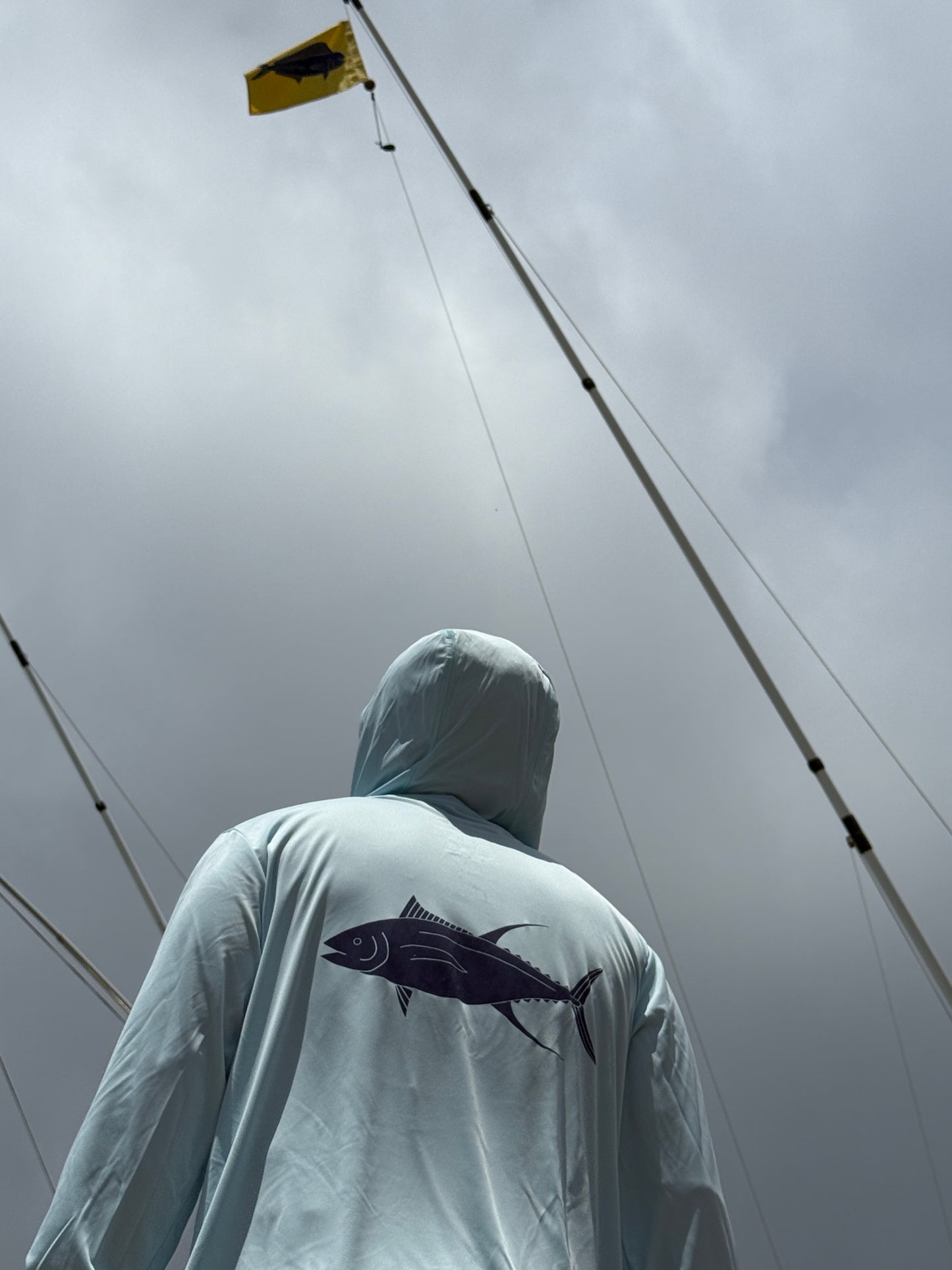 Sea Threads x Fish Flags ‘Ahi Hoodie Sun Shirt