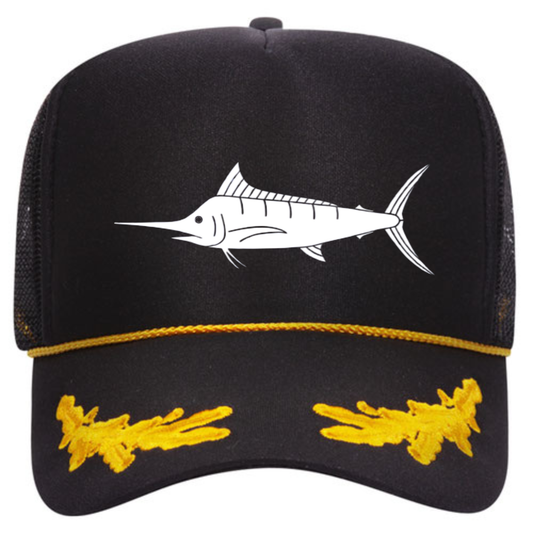 Captain’s Sun Dot Marine Trucker Hat