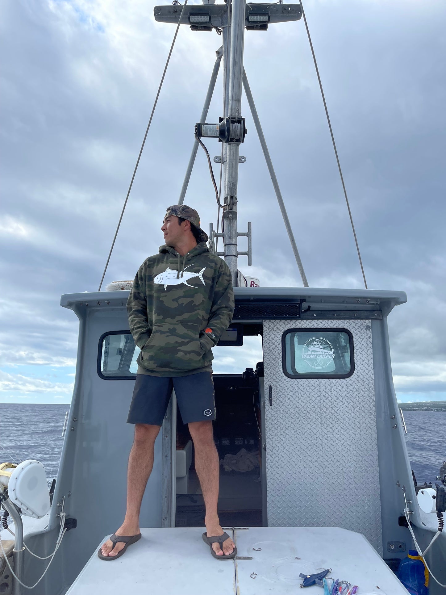 ‘Ahi Fish Flag Sweatshirt / Hoodie