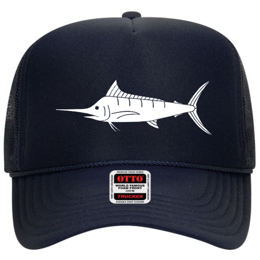Marlin Trucker Adult Hat