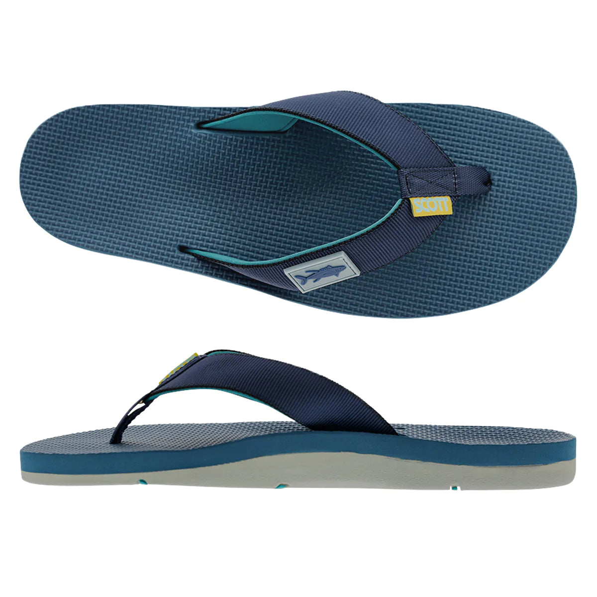 Ahi (Yellowfin Tuna) Hanapa'a - Scott Hawaii x Fish Flag Slippers