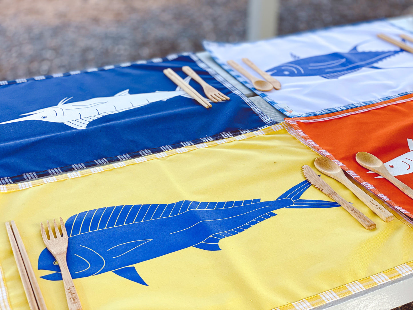 Fish Flag Placemats