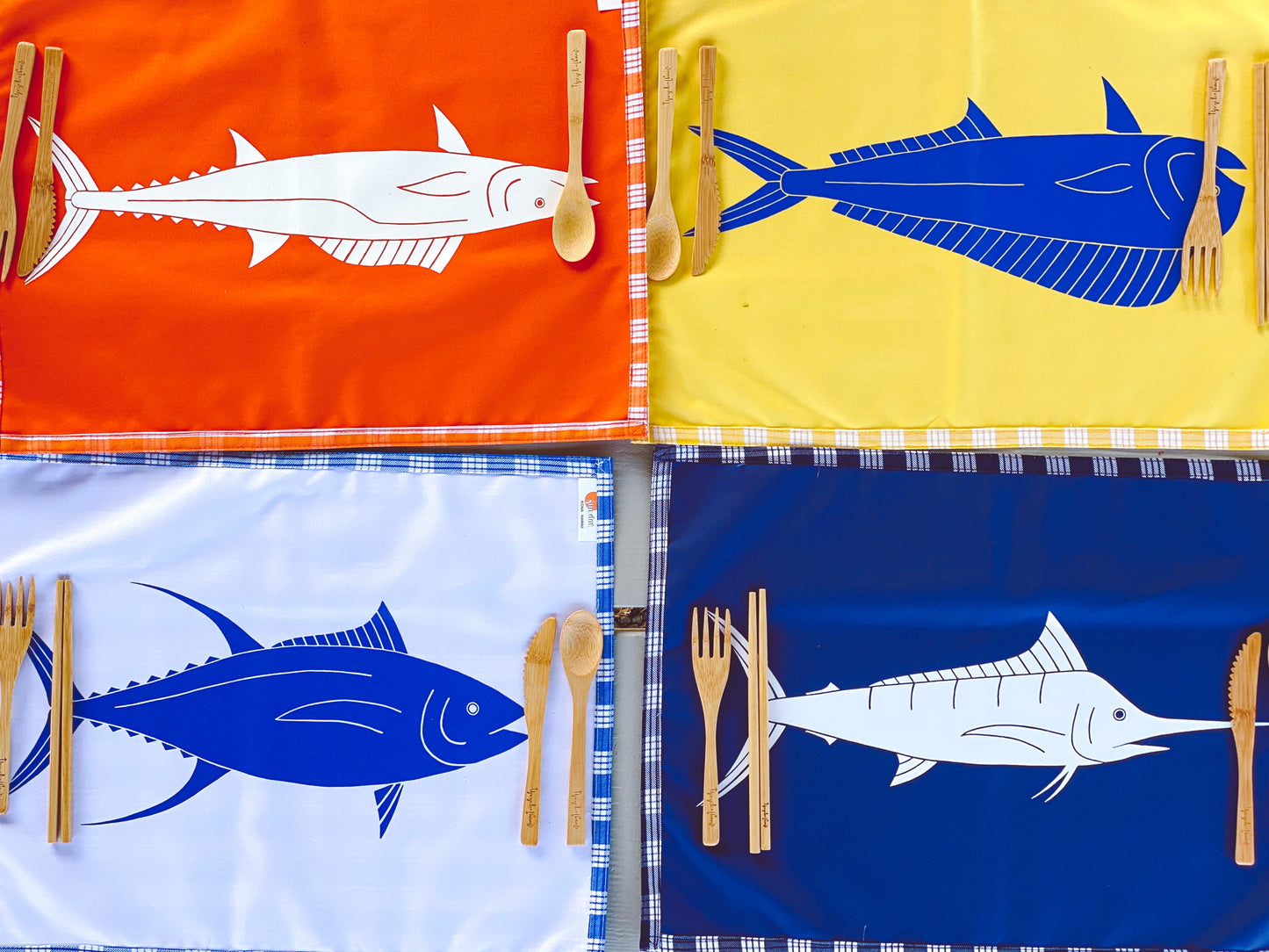 Fish Flag Placemats