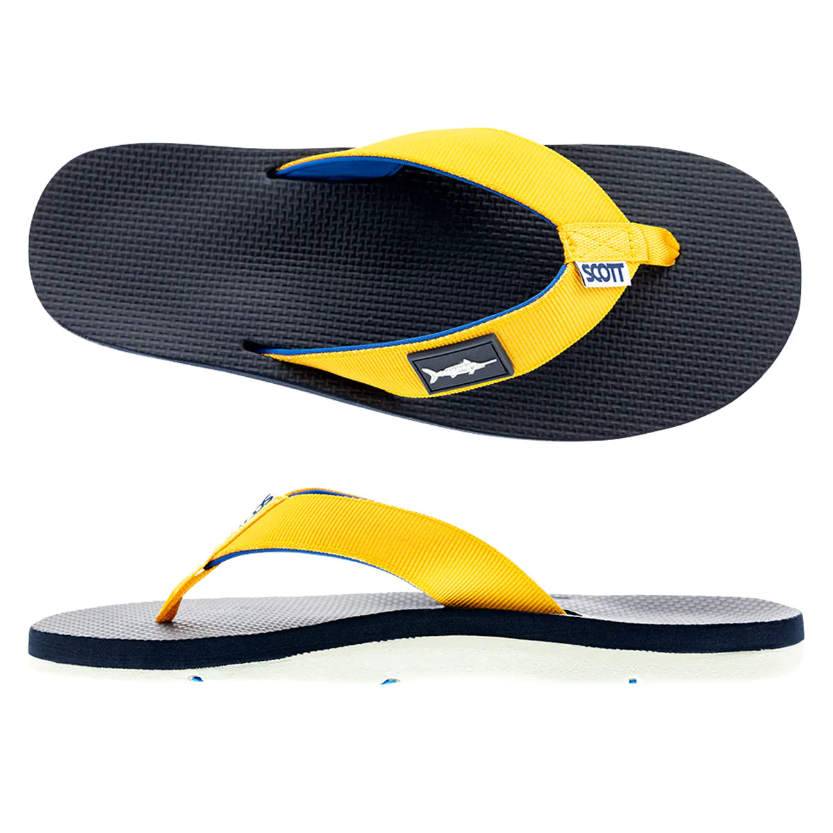 Blue Marlin Hanapa'a - Scott Hawaii x Fish Flag Slippers