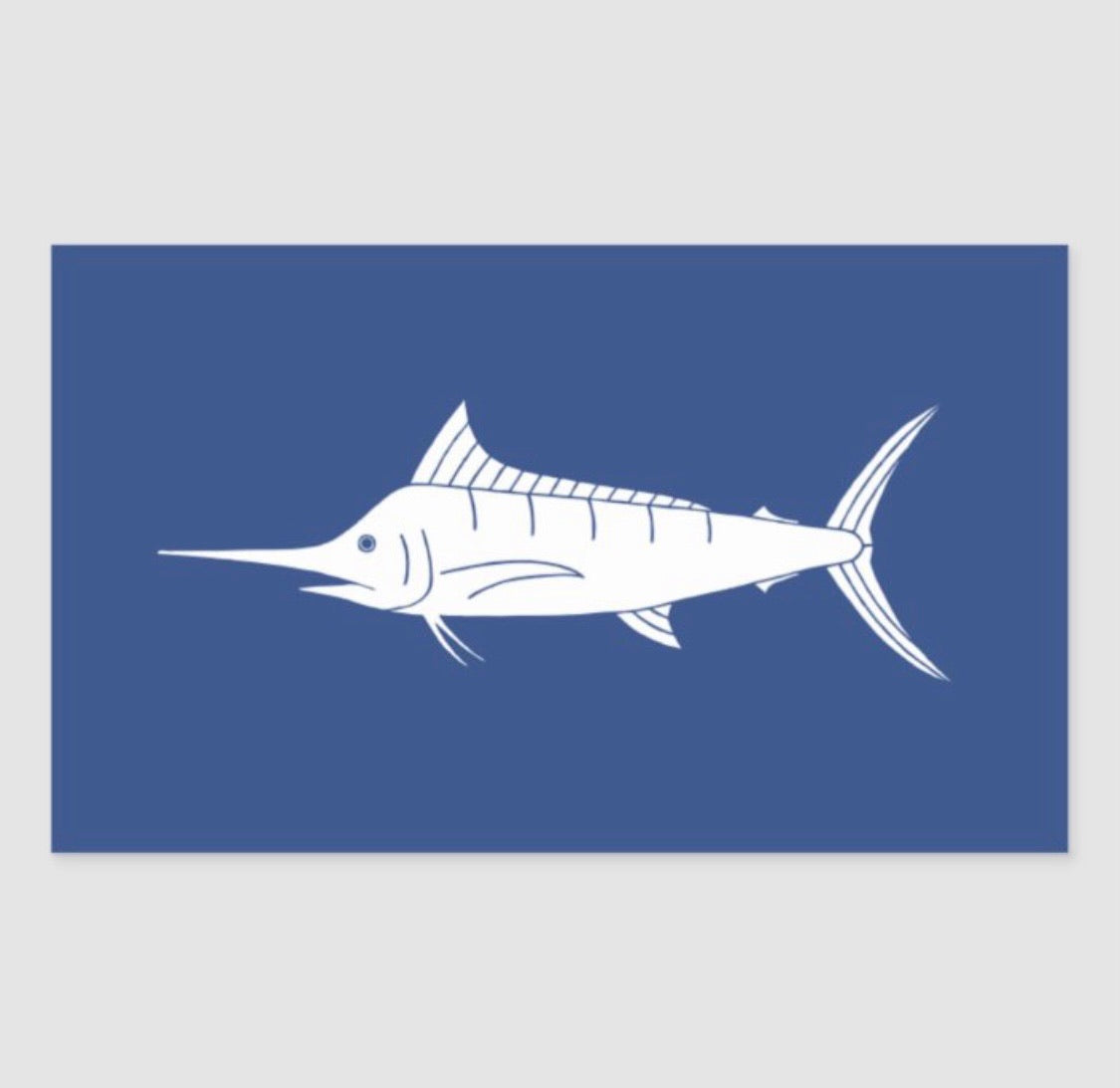 Sun Dot Marine Fish Flag Stickers