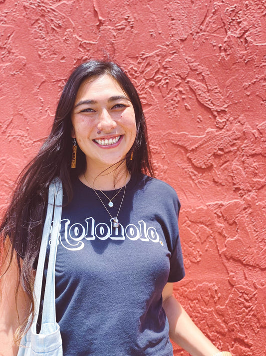 Holoholo Ladies Cropped Tee