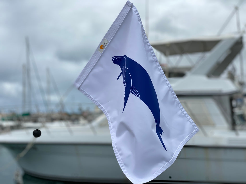 Humpback Whale Sun Dot Marine Flag Sundot Marine