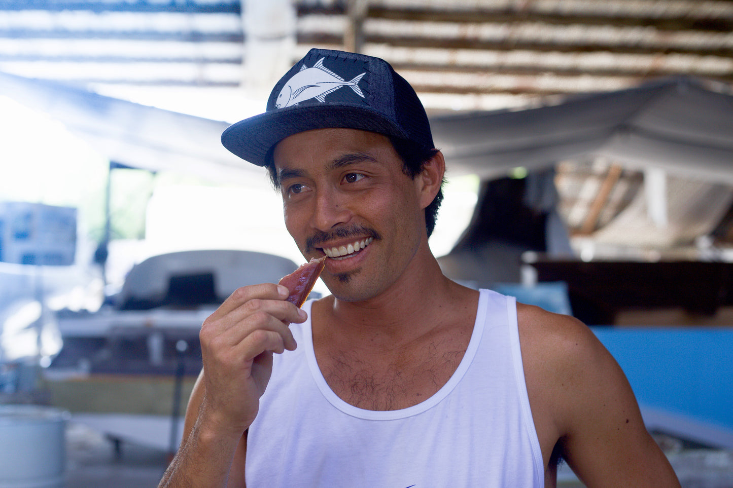 Ulua / Giant Trevally Hand-Stitched Patch Hat