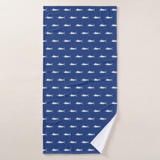 Blue Marlin Beach Towel