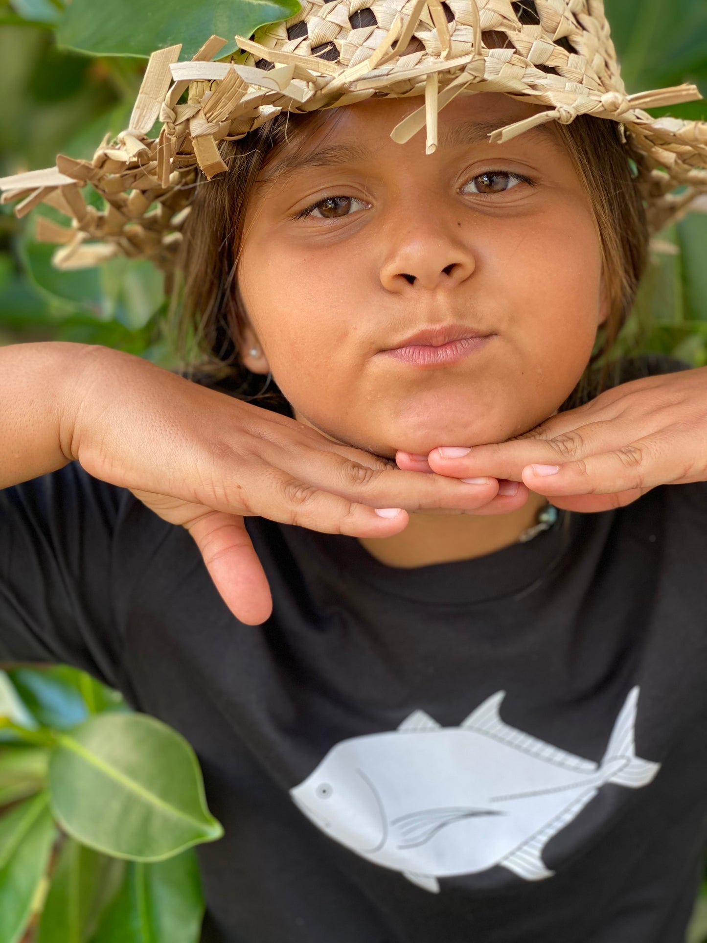 Youth Ulua / Giant Trevally Vintage Black T-shirt