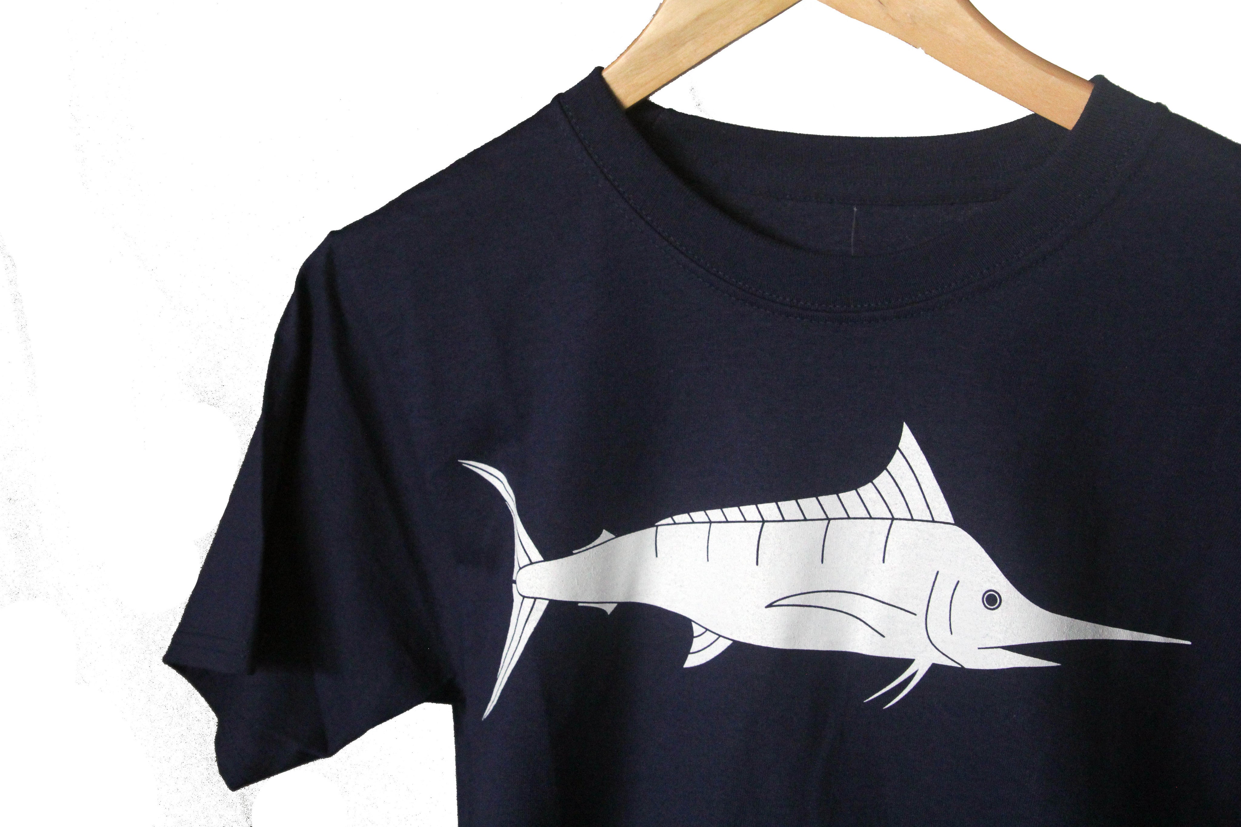Blue Marlin Men’s 100% Cotton T-Shirt XL