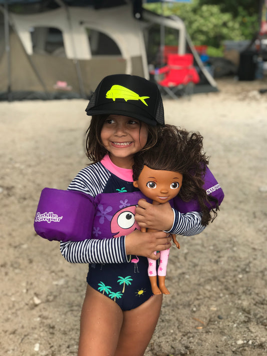 kids mahi mahi trucker hat