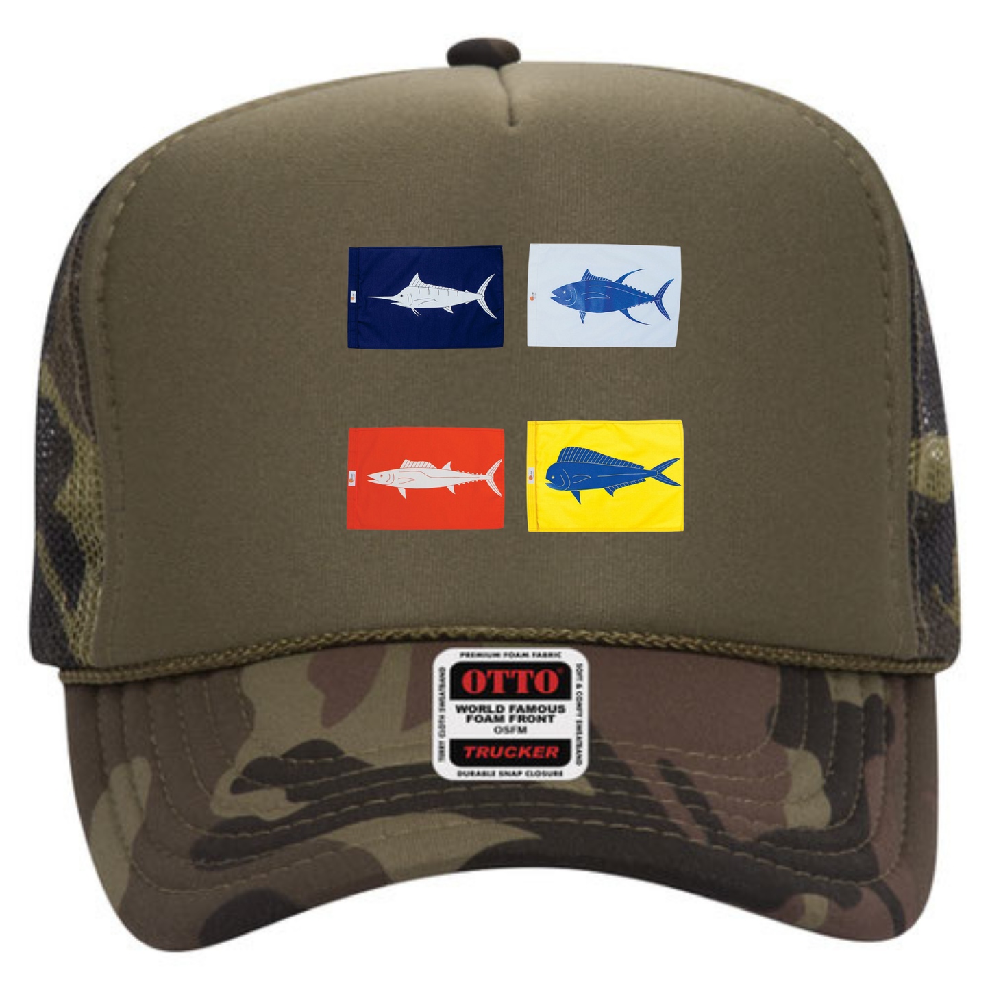 Green Camo Trucker Hat