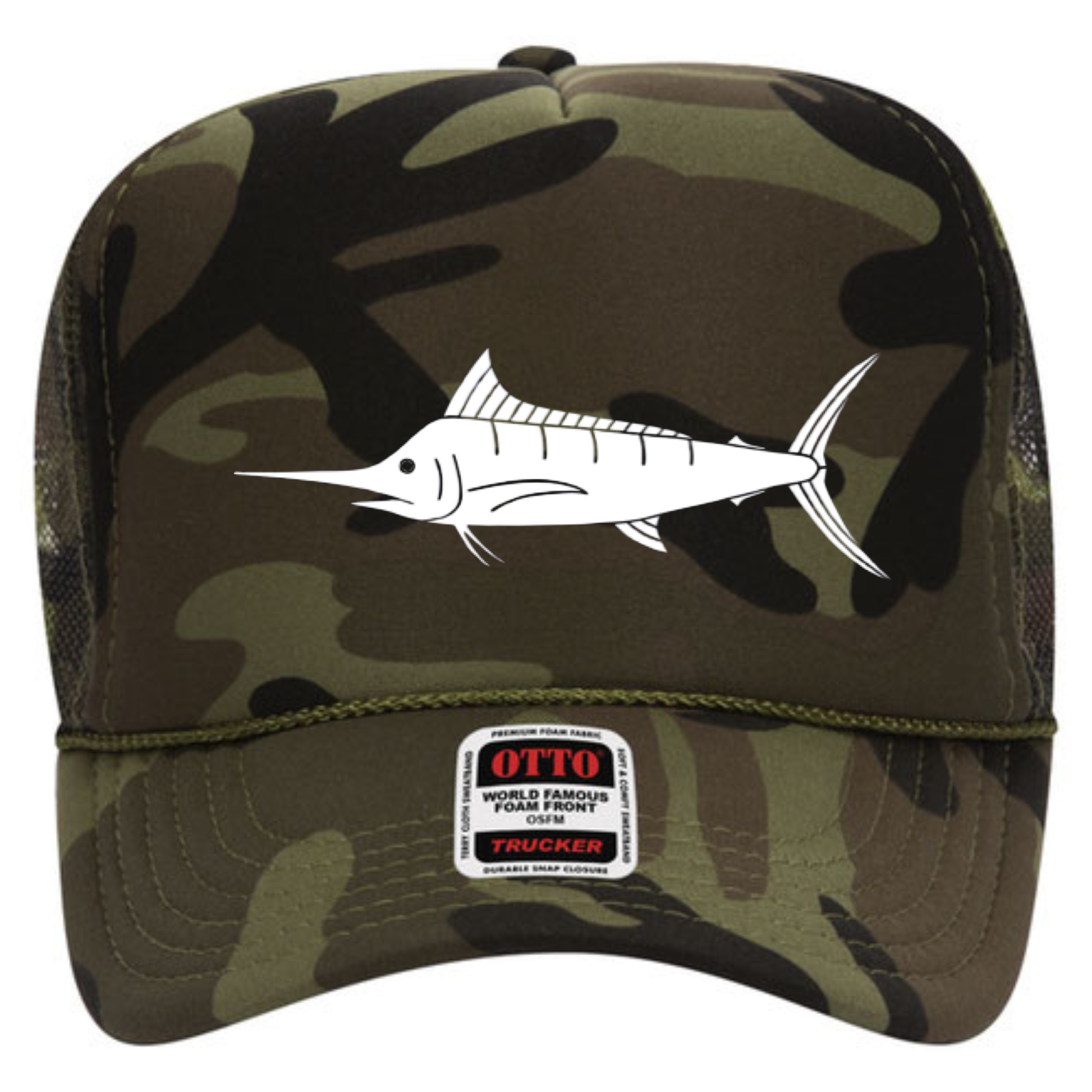 Marlin Trucker Hat – Sundot Marine Marlin Trucker Hat – Sundot Marine