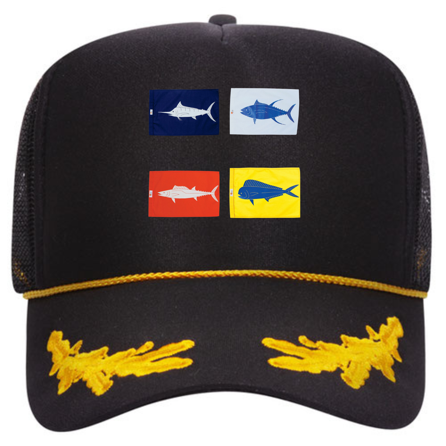 Captain’s Sun Dot Marine Trucker Hat