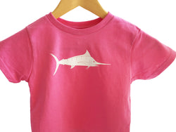 Pink Marlin Sun Dot Kids T-Shirt