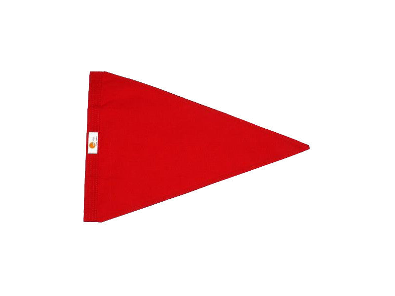Sundot Marine Flags Release burgee image - red triangle with logo