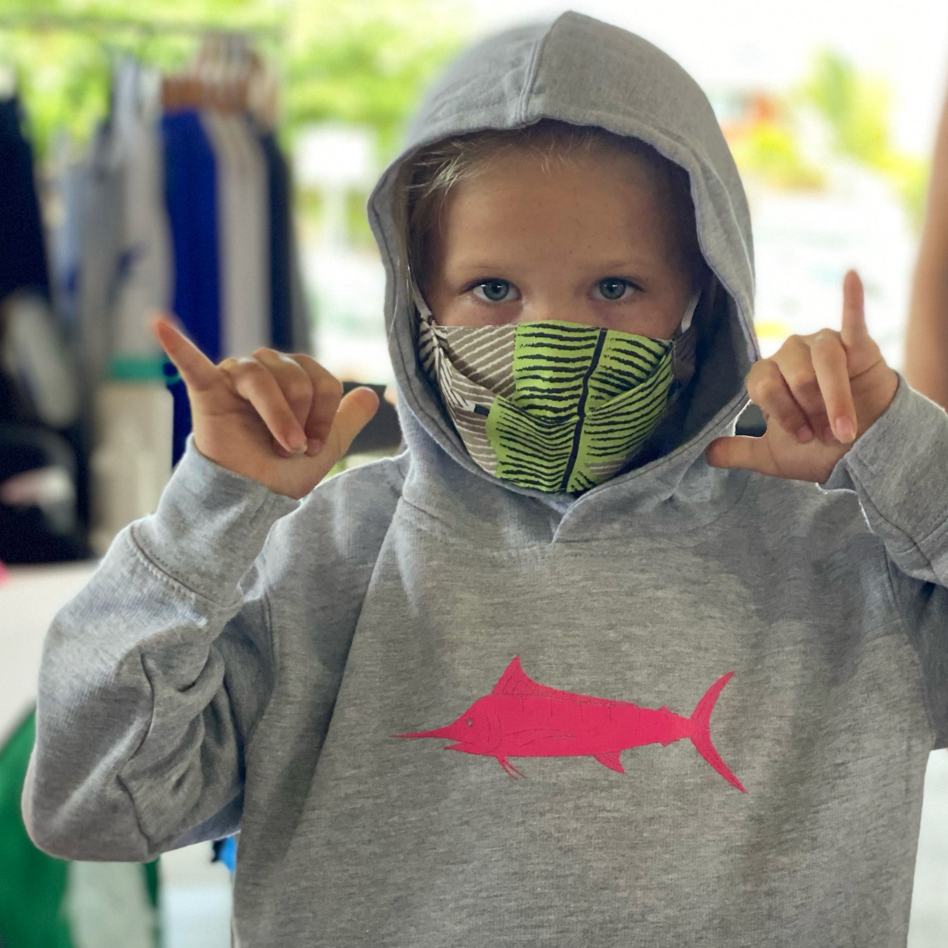 SALE - Kids Fish Flag Sweatshirt / Hoodie – Sundot Marine