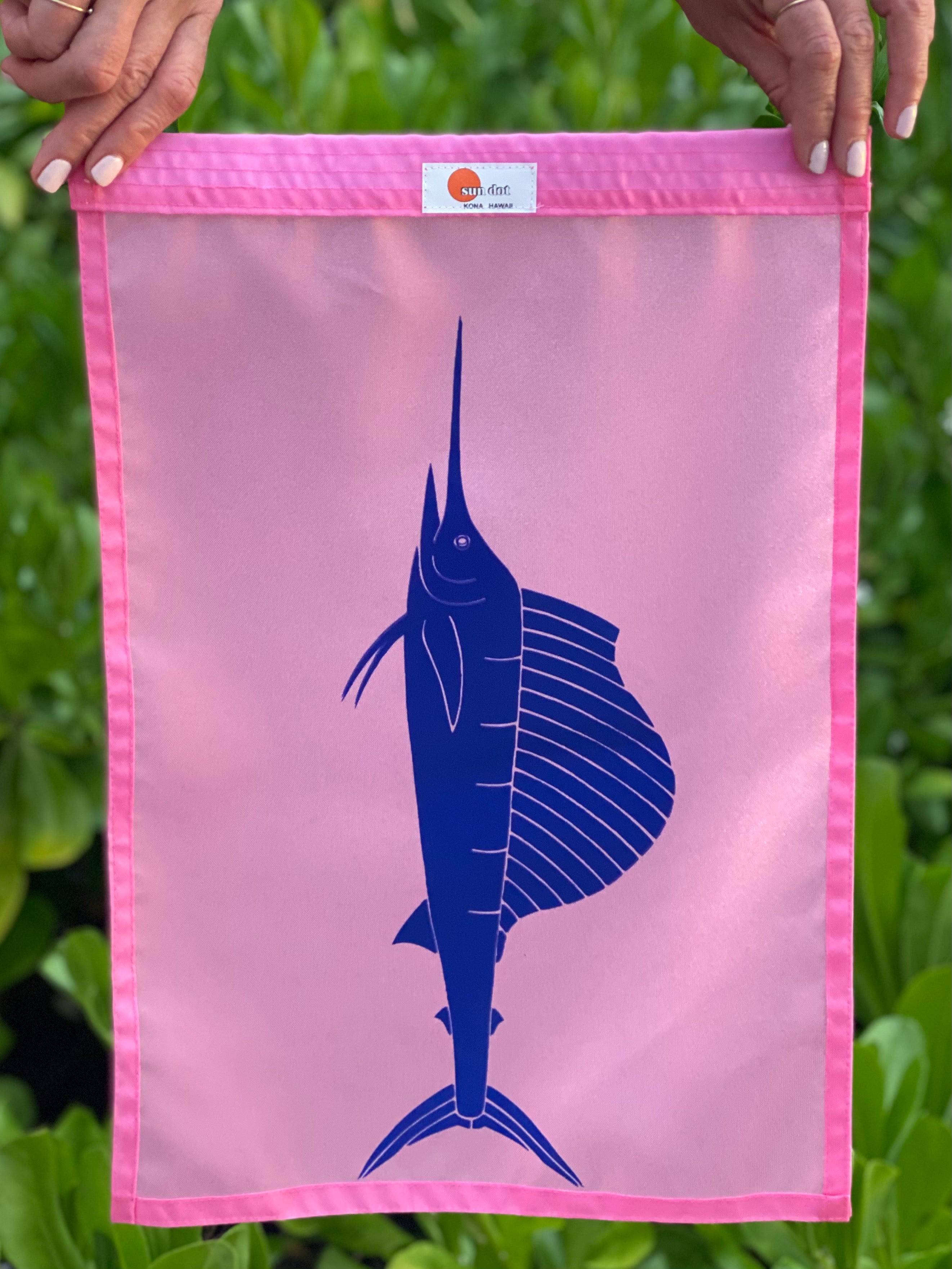 Pink Sailfish Flag – Sundot Marine