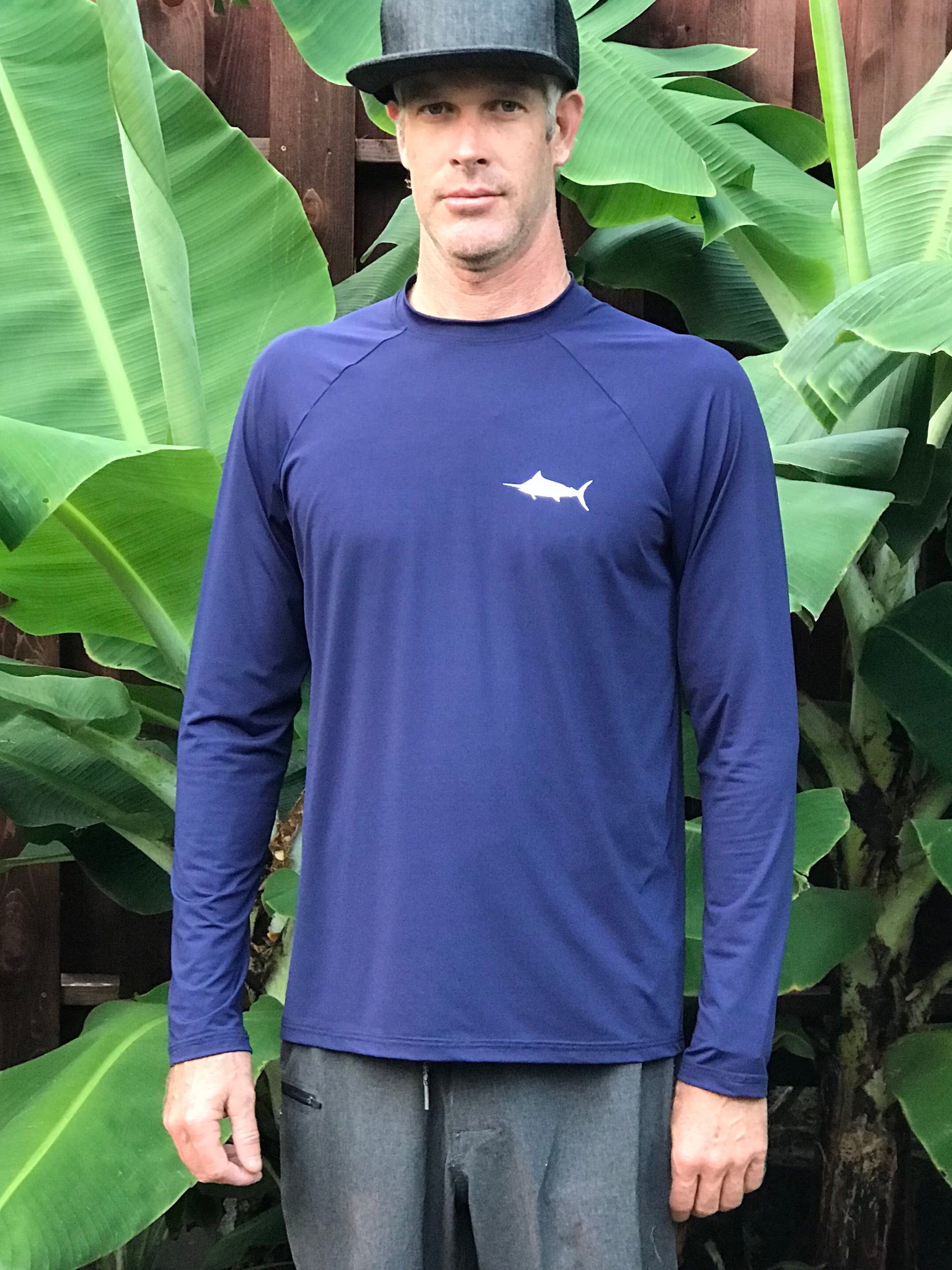 Tormenter Men's Performance SPF 50 Shirt Marlin On Mahi Gray / XL