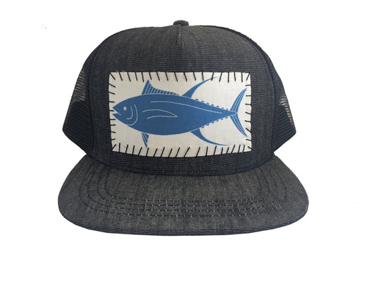 Yellowfin Tuna / Ahi Sundot Marine Hand-Stitched Patch Hat