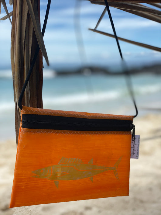 Upcycled Beach Pouch