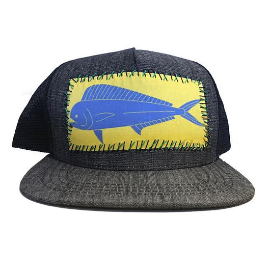 Dolphin / Mahi-Mahi Sundot Marine Hand-Stitched Patch Hat